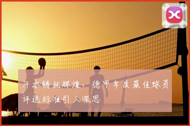 汗水铸就辉煌，德甲年度最佳球员评选标准引人深思